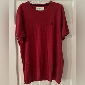 Red Abercrombie T-shirt size large